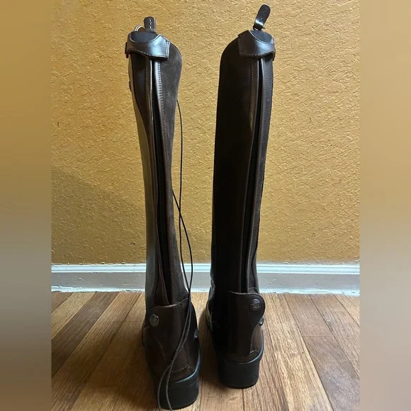 Women's Pink Lace Up Boots - Picture 2 of 10